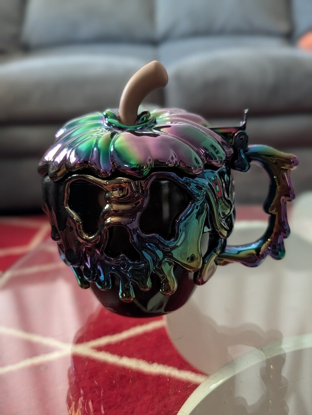 Disney Parks Exclusive Iridescent Poison Apple Mug